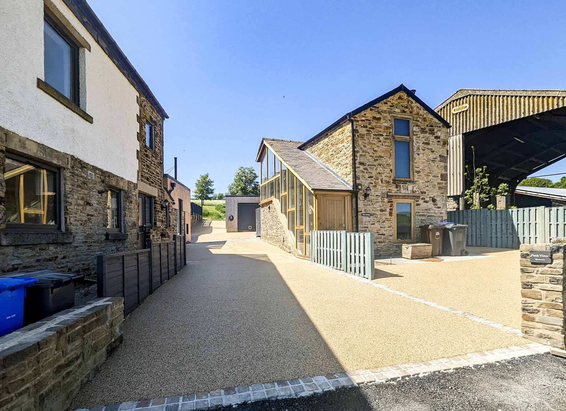 spring haze resin driveway