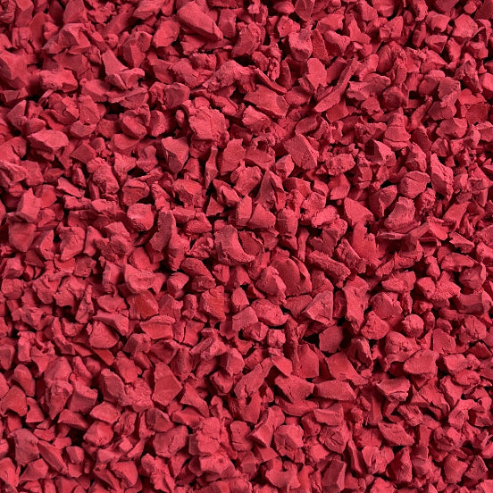 Bright Red Rubber Crumb EPDM 1 - 4mm 25kg - Resin Mill