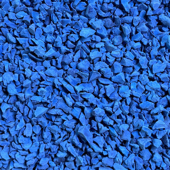 Dark Blue Rubber Crumb EPDM 1 - 4mm 25kg - Resin Mill