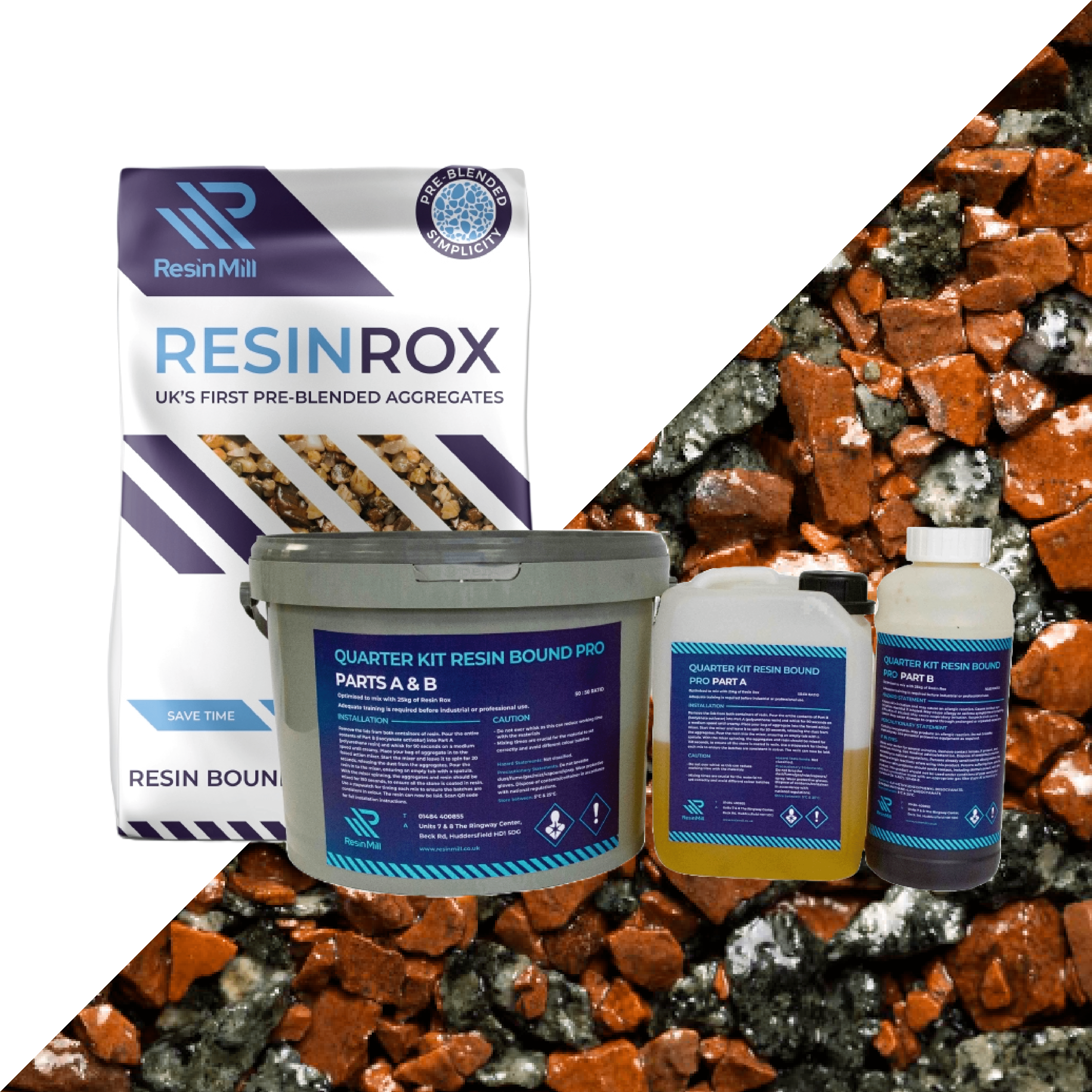 Porto Fino Quarter Kit Non-UV PRO + Resin Rox 1-5mm - Resin Mill