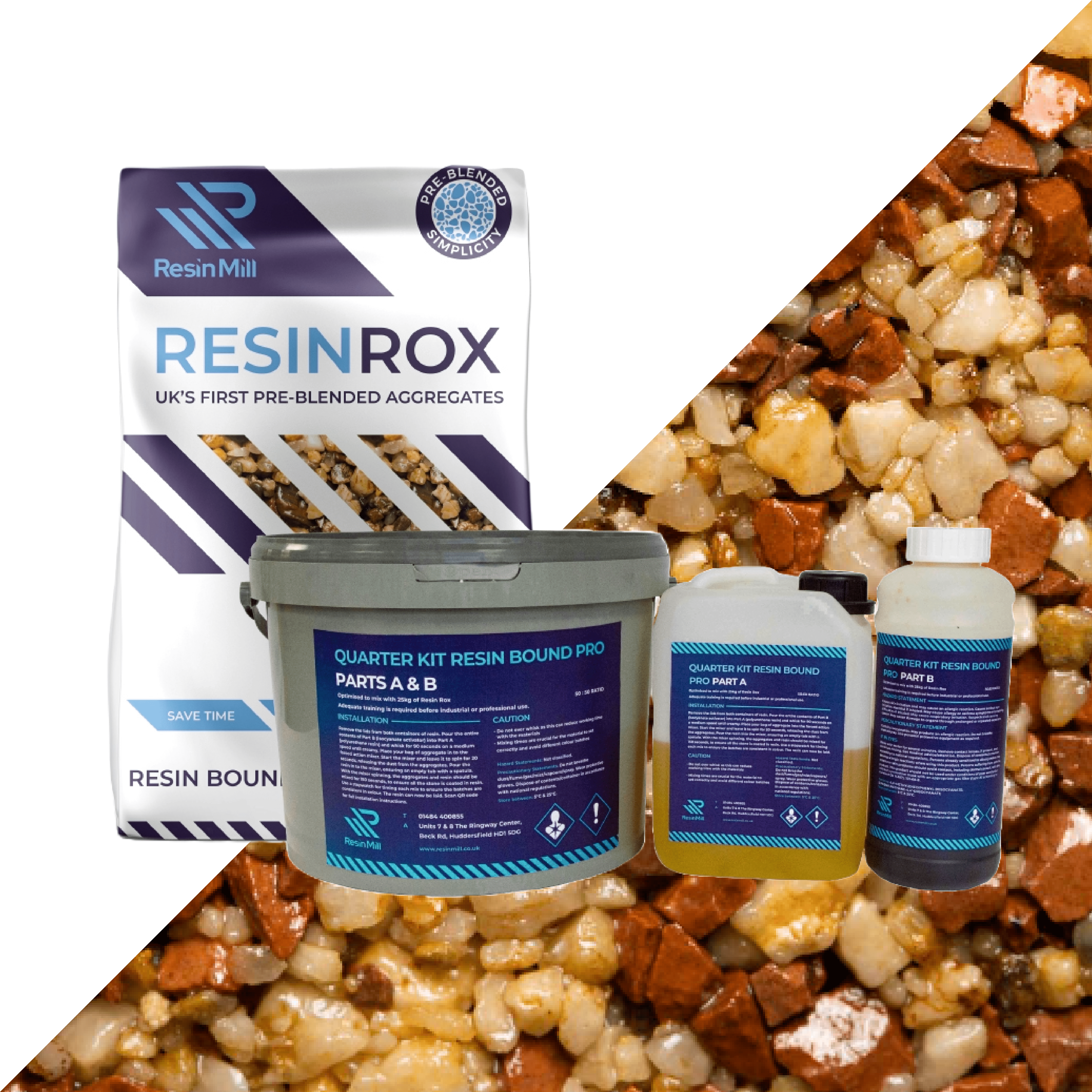 Transcendence Quarter Kit Non-UV PRO + Resin Rox 1-5mm - Resin Mill