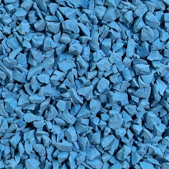 Light Blue Rubber Crumb EPDM 1 - 4mm 25kg - Resin Mill