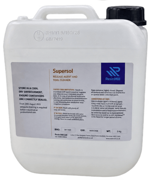 Supersol Release Agent & Tool Cleaner 5kg - Resin Mill