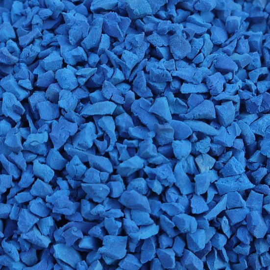 Dark Blue Rubber Crumb - Resin Mill
