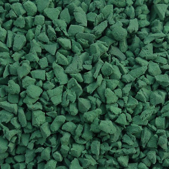 Dark Green Rubber Crumb - Resin Mill