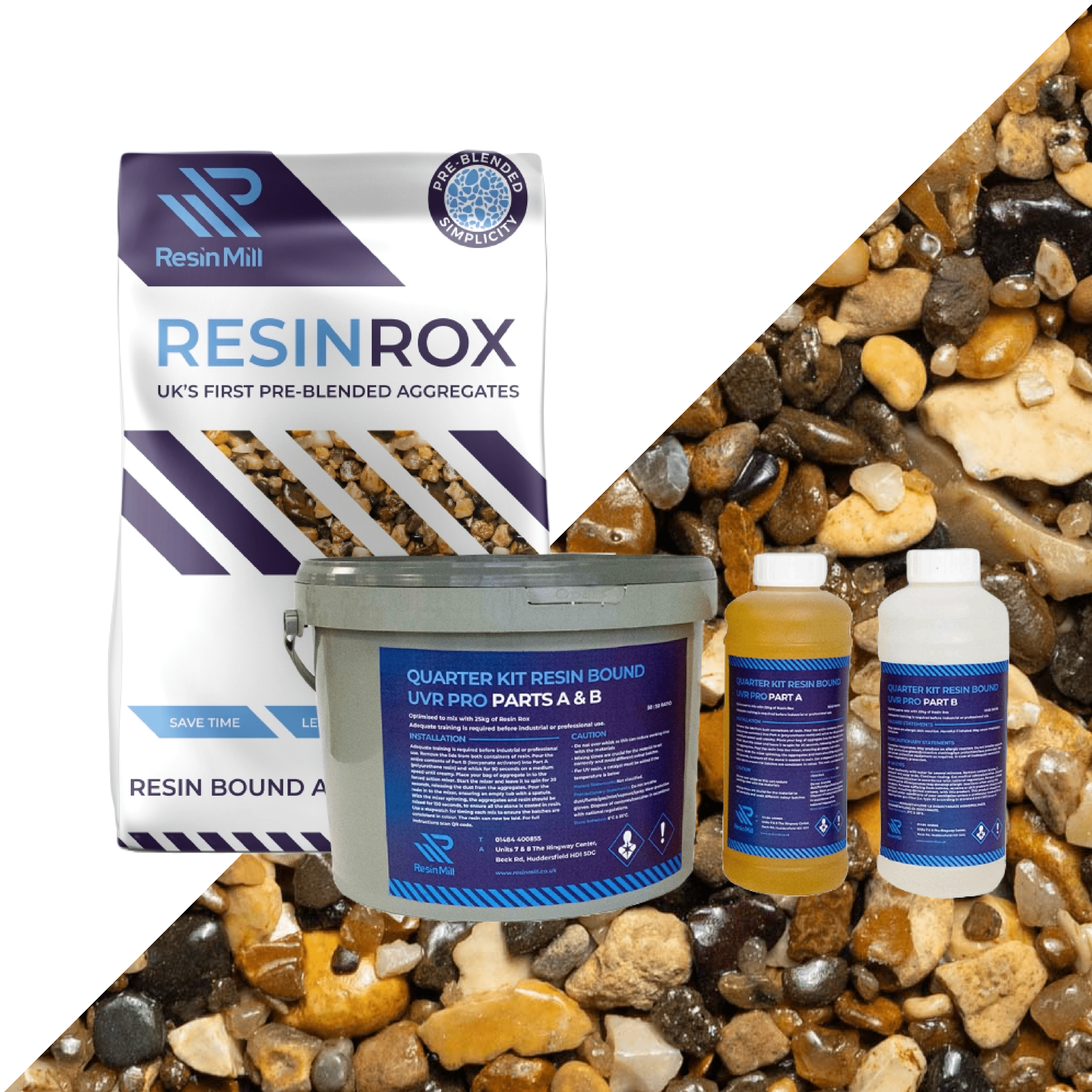 Honeycomb Quarter Kit UVR PRO + Resin Rox - Resin Mill