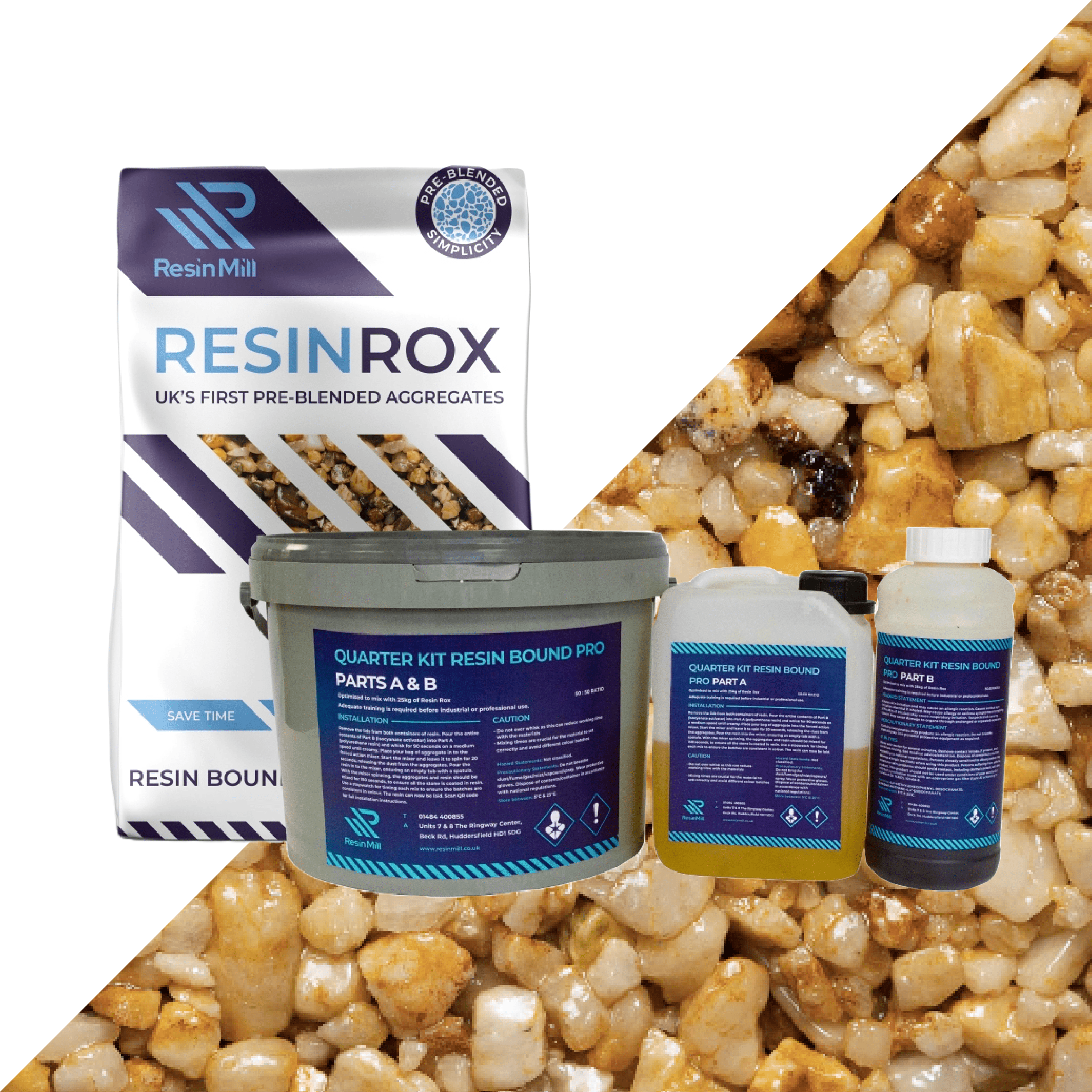 Meadow Quarter Kit Non-UV PRO + Resin Rox 1-5mm - Resin Mill