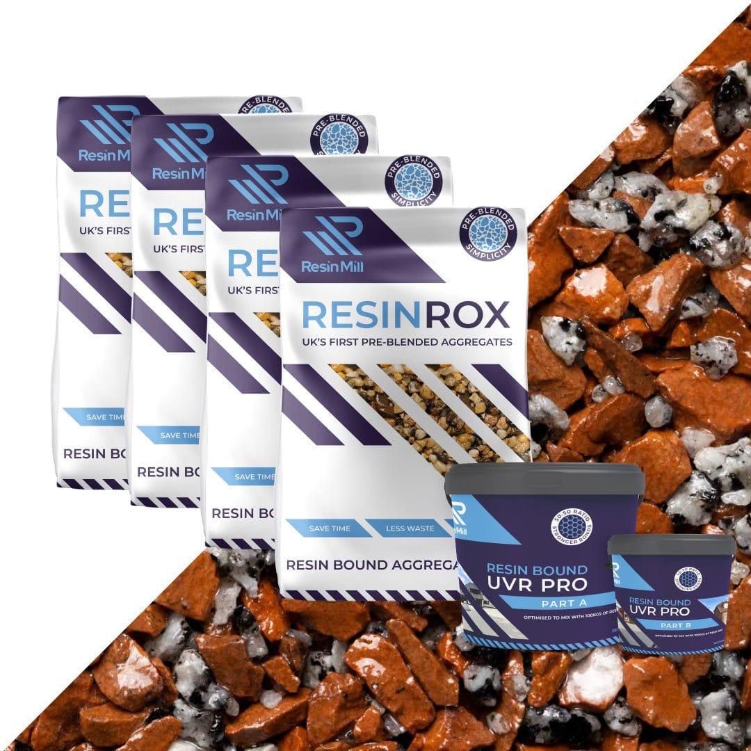 Merit resin bound aggregate blend