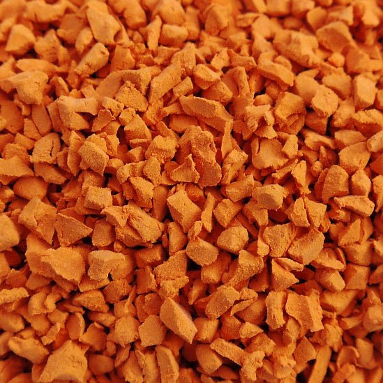 Orange Rubber Crumb - Resin Mill