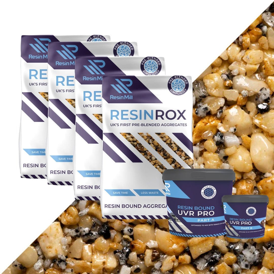 Sahara resin bound aggregate blend